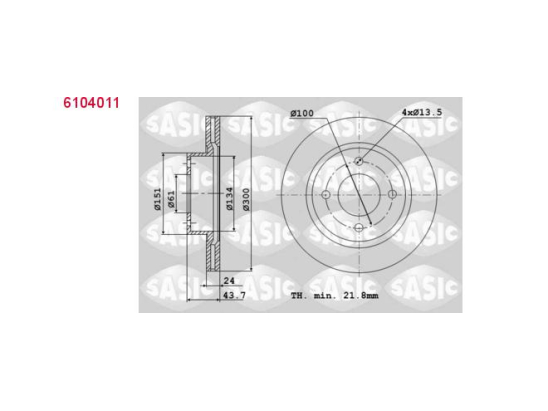 Jeu Disques Sasic 6104011