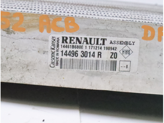 Echangeur air occasion RENAULT CLIO IV Phase 1 - 0.9 TCE 90ch