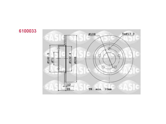 Jeu Disques Sasic 6100033