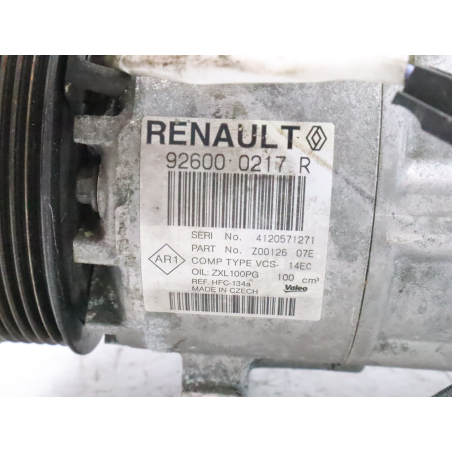 Compresseur air conditionne occasion RENAULT CLIO IV Phase 1 - 0.9 TCE 90ch