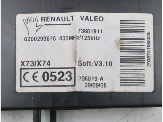 Lecteur de carte occasion RENAULT LAGUNA II Phase 2 ESTATE - 2.0 DCI 150ch