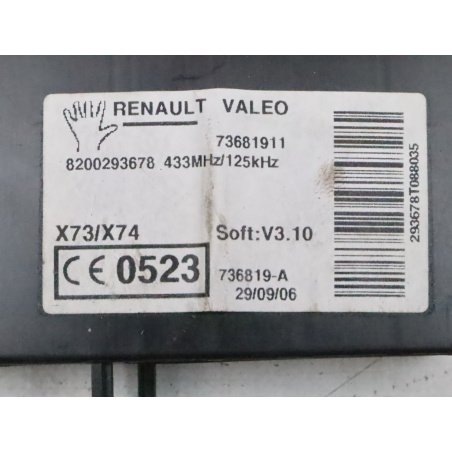 Lecteur de carte occasion RENAULT LAGUNA II Phase 2 ESTATE - 2.0 DCI 150ch