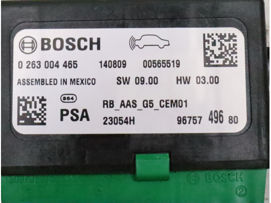 Module Park Assist occasion PEUGEOT 208 Phase 1 - 1.4 HDI 68ch