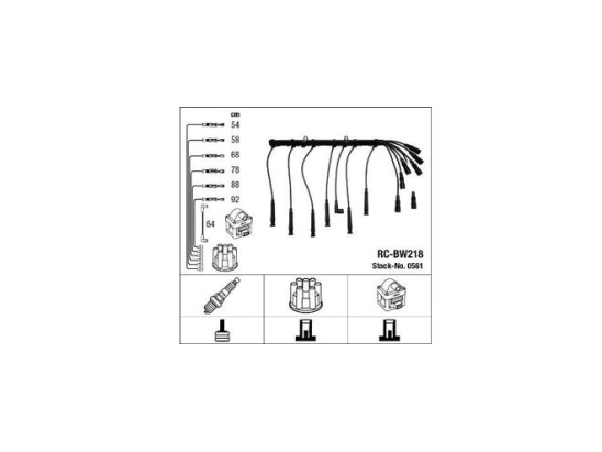 Faisceau Ngk RC-BW218