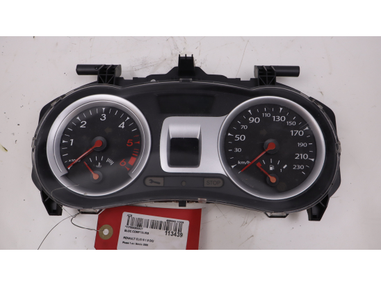 Bloc compteurs occasion RENAULT CLIO III Phase 1 - 1.5 DCI 85ch