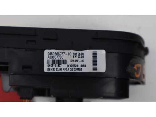 Commande de chauffage occasion CITROEN C4 PICASSO I Phase 1 - 1.6 HDi 8v 110ch