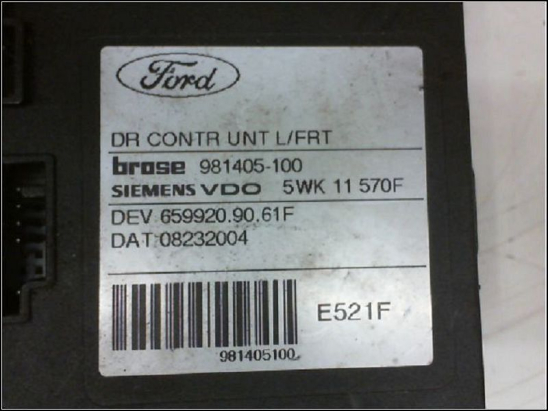 Moteur lève-glace avant gauche occasion FORD CMAX I Phase 1 - 1.6 TDCI 110ch