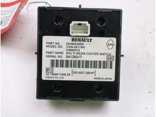 Commande autoradio occasion RENAULT MEGANE III Phase 1 - 1.5 DCI 110ch