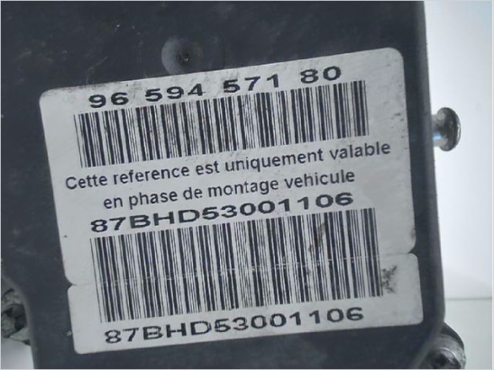 Calculateur abs occasion PEUGEOT 307 Phase 2 - 1.6 HDI 16v 90ch