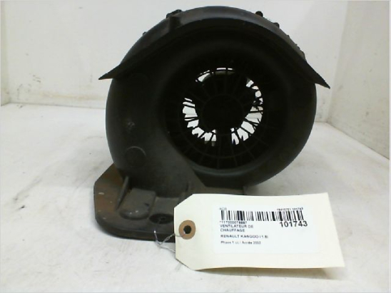 Ventilateur de chauffage occasion RENAULT KANGOO I Phase 1 - 1.6i 95ch