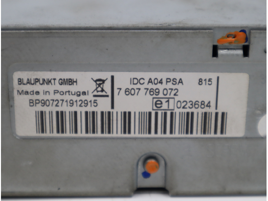 Chargeur CD occasion PEUGEOT 307 Phase 2 SW - 1.6HDi 16v FAP 110ch