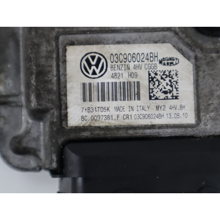 Calculateur moteur occasion VOLKSWAGEN POLO V Phase 1 - 1.4i 85ch