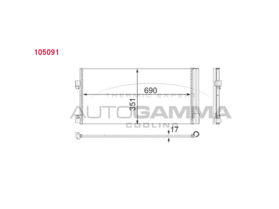 Condenseur VERTAT 105091