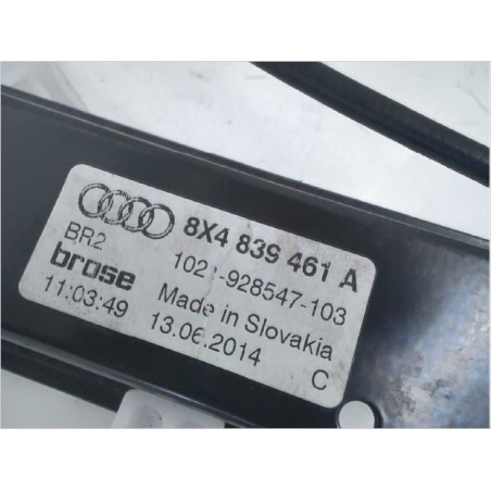 Mecanisme+moteur leve-glace arg occasion AUDI A1 Phase 1 - 1.6 TDI 90ch