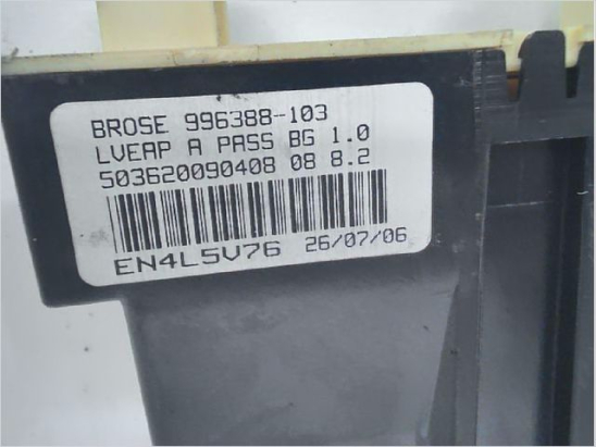 Mecanisme + moteur lève-glace avant droit occasion PEUGEOT 307 Phase 2 - 1.6 HDI 16v 110ch