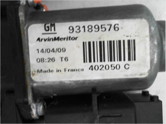 Mecanisme+moteur leve-glace avg occasion OPEL MERIVA I Phase 2 - 1.7 CDTI 100ch