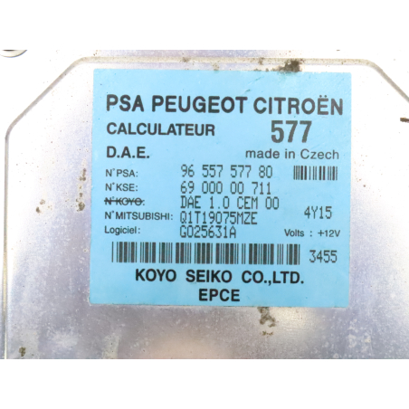 Calculateur direction assistee occasion CITROEN C3 PLURIEL I Phase 1 - 1.4 HDi