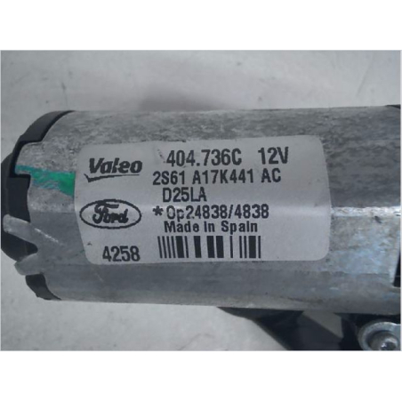 Moteur essuie-glace arrière occasion FORD FIESTA V Phase 2 - 1.25i