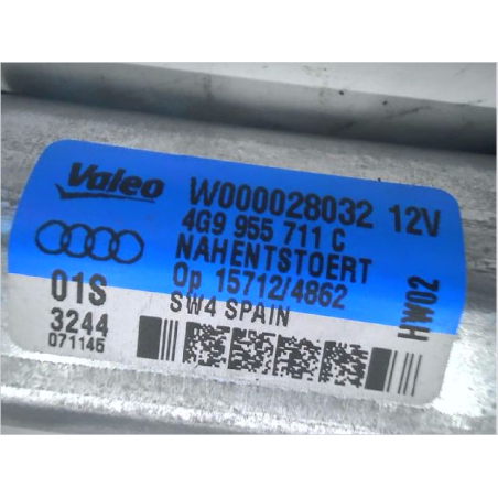 Moteur essuie-glace arrière occasion AUDI A1 Phase 1 - 1.6 TDI 90ch