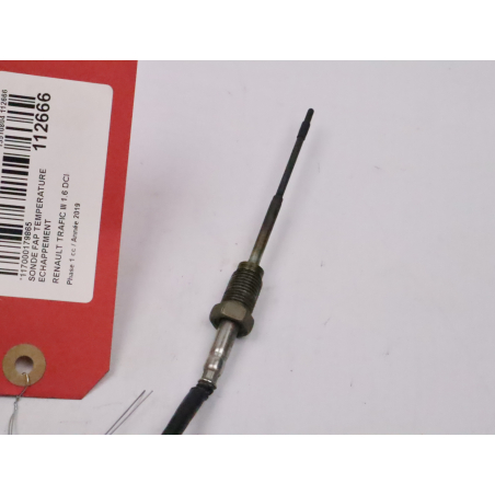 Sonde FAP température d'échappement occasion RENAULT TRAFIC III Phase 1 - 1.6 DCI 145ch