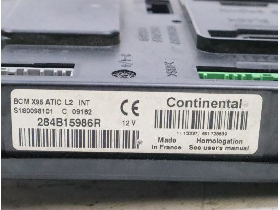 Platine fusible habitacle (BSI) occasion RENAULT MEGANE III Phase 1 - 1.5 DCI 85ch