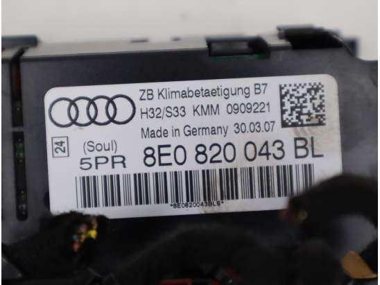 Commande de chauffage occasion AUDI A4 II Phase 2 - 2.0 131ch