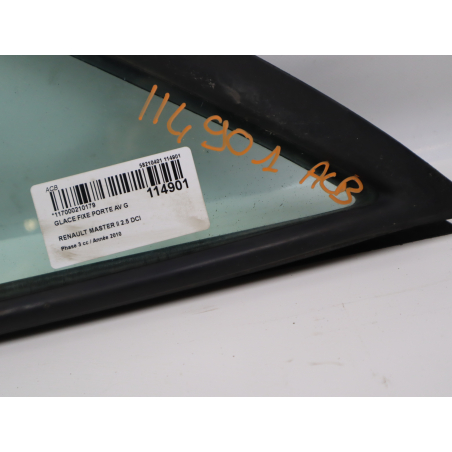 Vitre fixe porte avant gauche occasion RENAULT MASTER II Phase 3 - 2.5 DCI  120ch