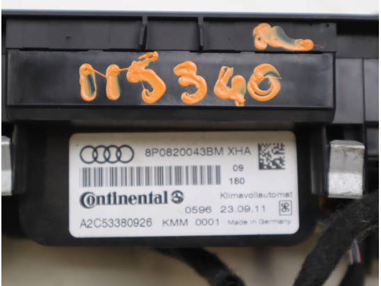 Commande de chauffage occasion AUDI A3 II Phase 2 - 2.0 TDi 170ch