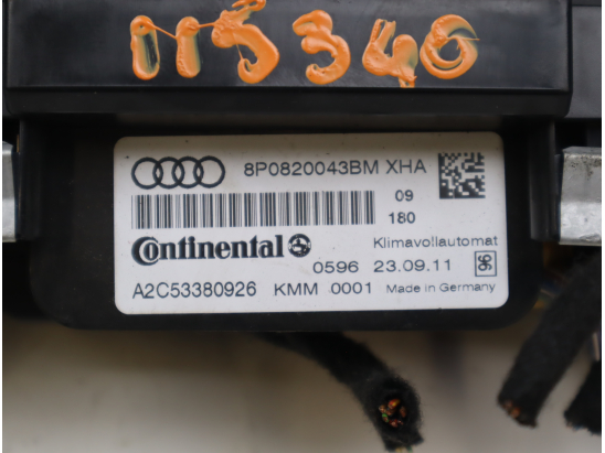 Commande de chauffage occasion AUDI A3 II Phase 2 - 2.0 TDi 170ch