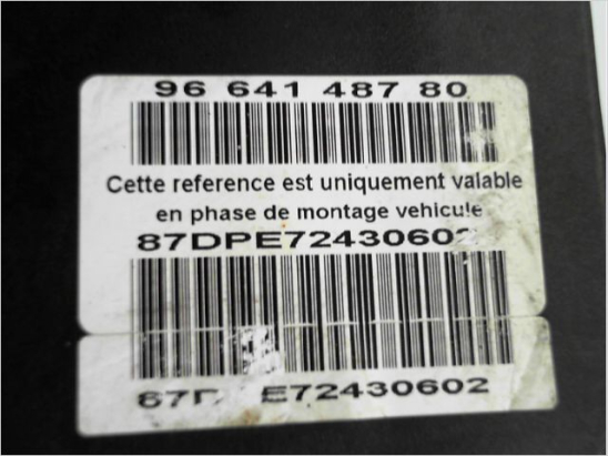 Calculateur abs occasion CITROEN C4 GRAND PICASSO I Phase 1 - 2.0 HDI 138 ch