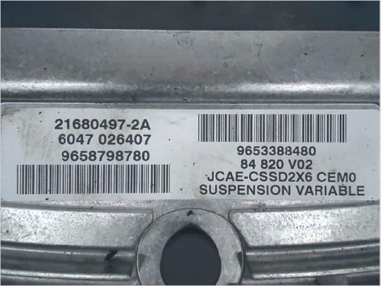 Calculateur de suspension occasion PEUGEOT 407 Phase 1 - 2.7 HDI 24v V6