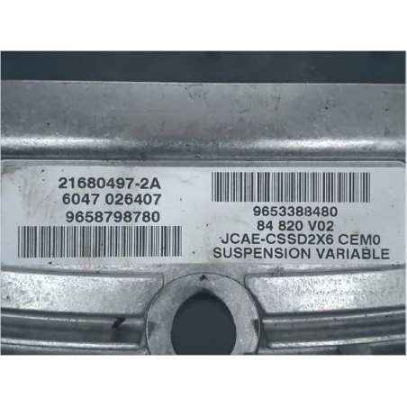 Calculateur de suspension occasion PEUGEOT 407 Phase 1 - 2.7 HDI 24v V6