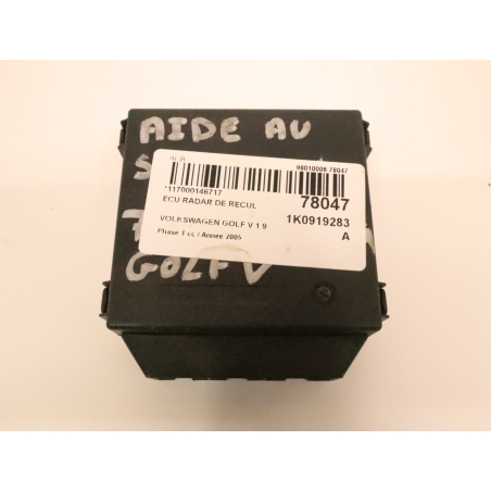 ECU radar de recul occasion VOLKSWAGEN GOLF V Phase 1 - 1.9 TDI 105ch