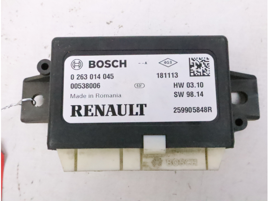 Module Park Assist occasion RENAULT CAPTUR Phase 1 - 1.5 DCI 90ch