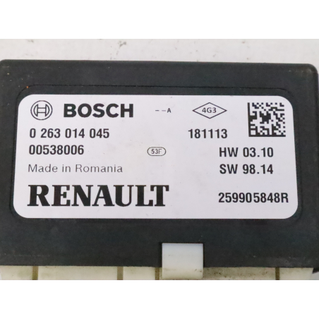 Module Park Assist occasion RENAULT CAPTUR Phase 1 - 1.5 DCI 90ch