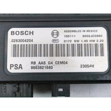 ECU radar de recul occasion PEUGEOT 308 I Phase 1 - 1.6 HDI 16v 90ch