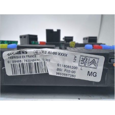 Platine fusible habitacle (BSI) occasion CITROEN C3 I Phase 1 - 1.1i