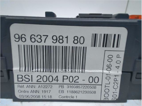 Platine fusible habitacle (BSI) occasion PEUGEOT 308 I Phase 1 - 1.6 VTI 16v 120ch