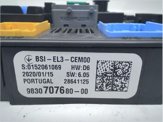 Platine fusible habitacle (BSI) occasion CITROEN BERLINGO III Phase 1 - 1.6 BlueHDI 100ch