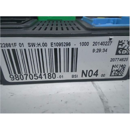 Platine fusible habitacle (BSI) occasion PEUGEOT 308 II Phase 1 - 1.6 e-HDi 115ch