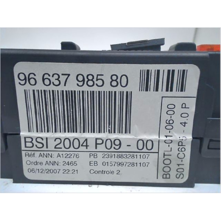 Platine fusible habitacle (BSI) occasion CITROEN C4 I Phase 1 - 1.6i 16v