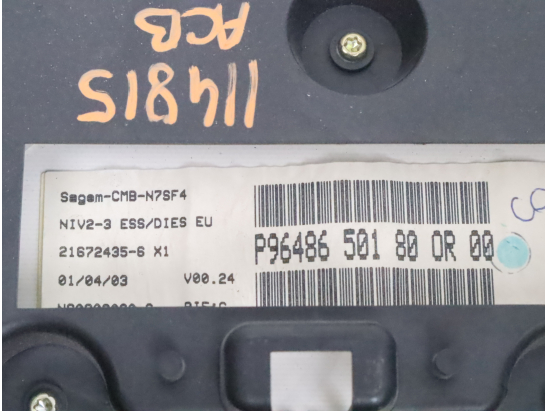 Bloc compteurs occasion CITROEN XSARA phase 2 BREAK - 1.9 D 69ch