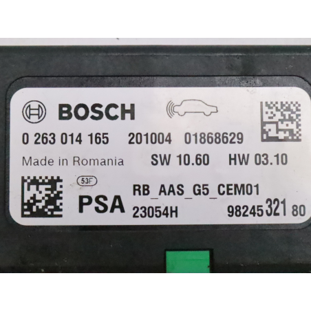 Module Park Assist occasion PEUGEOT 308 II Phase 2 - 1.5 BlueHDI 100ch