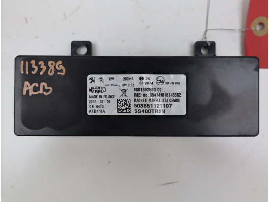 Module de navigation occasion PEUGEOT 208 Phase 1 - 1.6 E-HDI 92ch