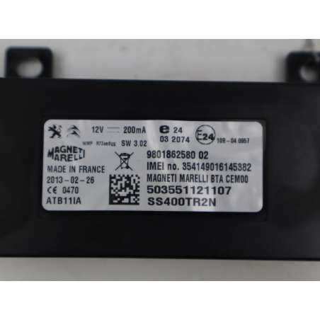 Module de navigation occasion PEUGEOT 208 Phase 1 - 1.6 E-HDI 92ch