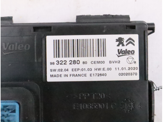 Module Climatronic occasion CITROEN C3 III Phase 1 - 1.2i 82ch