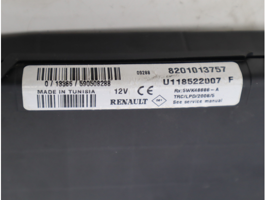 Platine fusible habitacle (BSI) occasion DACIA SANDERO I Phase 1 - 1.4 MPI 75ch