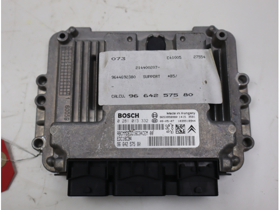 Calculateur moteur occasion CITROEN C4 I Phase 1 - 1.6 HDi 110ch