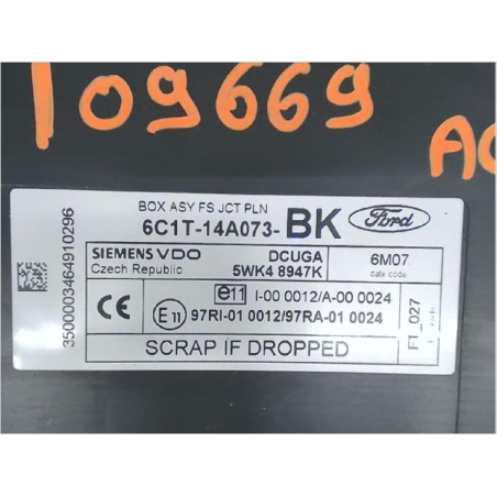 Platine fusible habitacle (BSI) occasion FORD TRANSIT IV Phase 1 - 2.2 TDCI 110ch