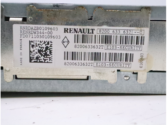 Autoradio occasion RENAULT MODUS Phase 2 - 1.2 TCE 16v 100ch